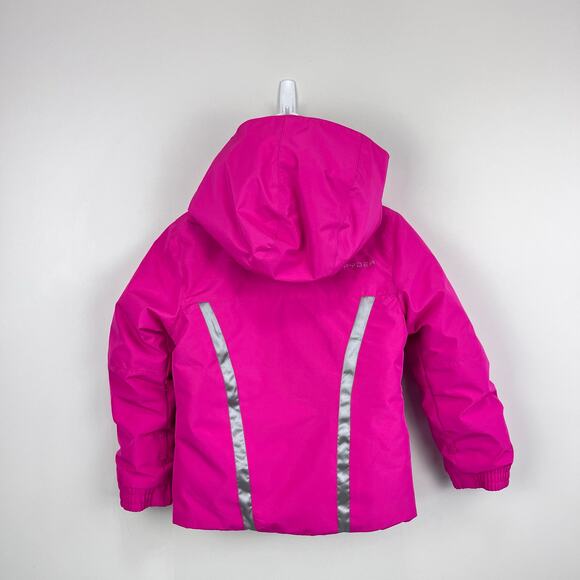Spyder Bitsy Glam Waterproof Insulated Ski Jacket Pink 4 - Picture 8 of 10